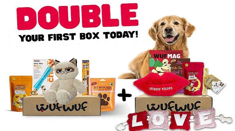 Treat your dog to a monthly fun-filled dog treat box, delivered to your door by WufWu